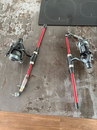 2 Cañas de Pescar con Carretes