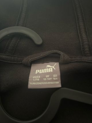 Chándal Puma Negro unisex  Talla 13/14 años