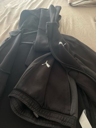 Chándal Puma Negro unisex  Talla 13/14 años
