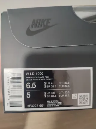 Nike LD-1000 rosas y rojas sin estrenar