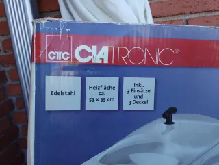 Calentador Buffet Clatronic 2 en 1. 3 bandejas