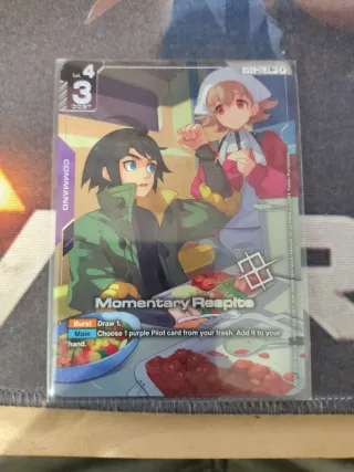 Momentary Respite R+ Gundam TCG (Winner)