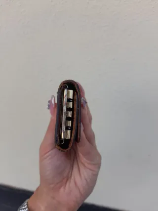 Portachiavi Louis Vuitton monogram marrone