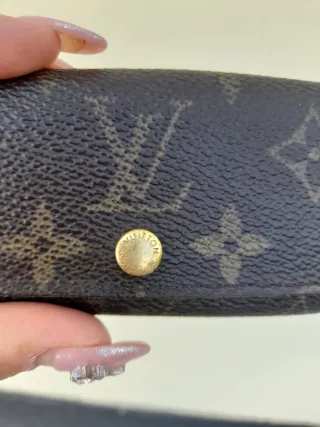 Portachiavi Louis Vuitton monogram marrone