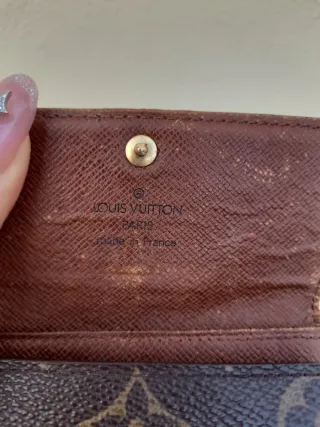 Portachiavi Louis Vuitton monogram marrone