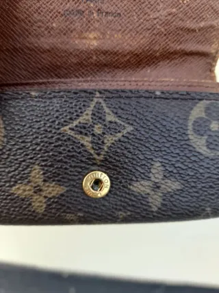 Portachiavi Louis Vuitton monogram marrone