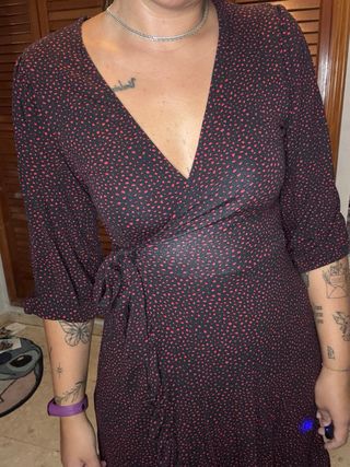 Vestido Lefties estampado lunares S