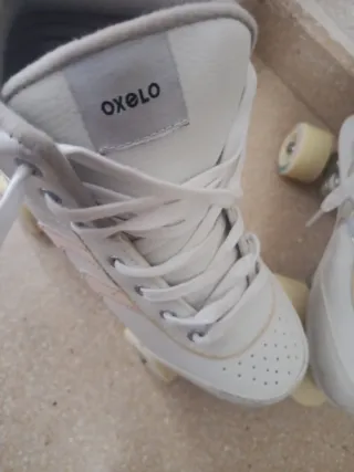 Patines Oxelo 4 ruedas número 38, 1 solo uso