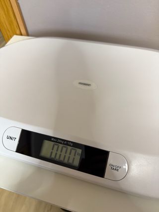 Báscula digital para bebés