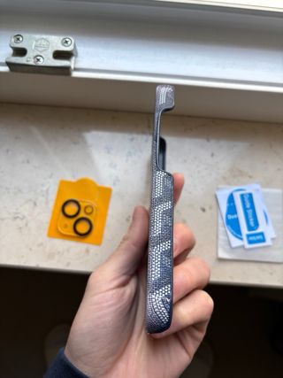 Cover Goyard iPhone 15 + vetro camera