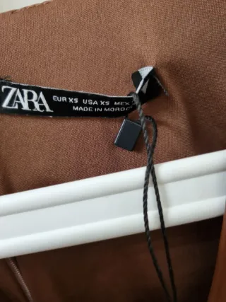 Body polipiel Zara marrón