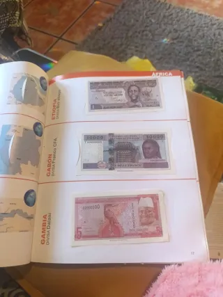 Libro Billetes del Mundo Reproducciones