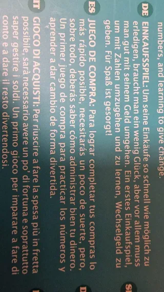 Juego educativo numeros y dar cambio Market Djeco