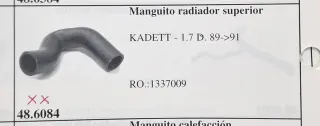 Manguito superior radiador OPEL KADETT 1.7 Diesel