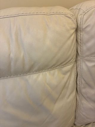 Sofá de Piel Natuzzi Blanco: 300los 2!!