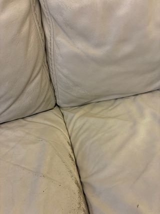 Sofá de Piel Natuzzi Blanco: 300los 2!!