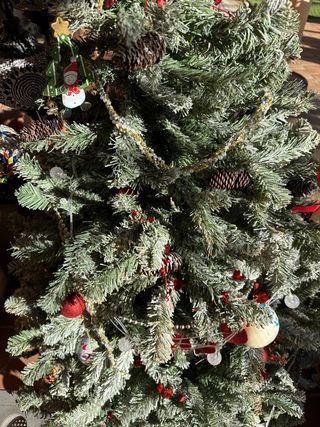Árbol de Navidad decorado