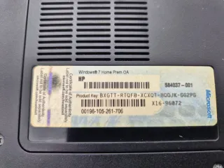 Ordenador portátil HP Plata y Negro