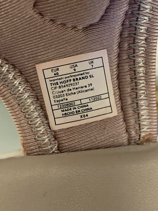 Sandalias HOFF Beige y Rosa