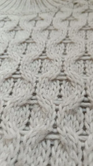 Jersey Zara Beige Lana Alpaca