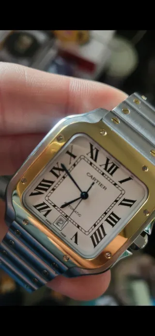 Cartier Santos Acciaio Oro