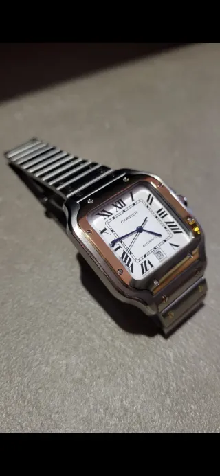 Cartier Santos Acciaio Oro