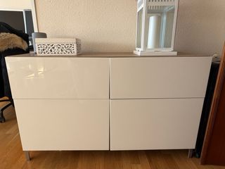 Aparador Ikea Blanco y Madera
