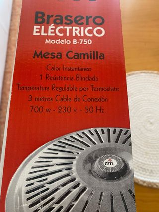 Brasero Eléctrico FM Modelo B-750