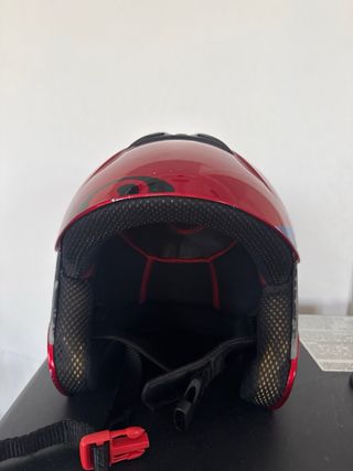 Casco de esquí Salomon rojo