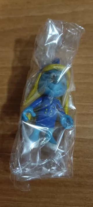 Puffi Bambola in gomma altezza 6 cm