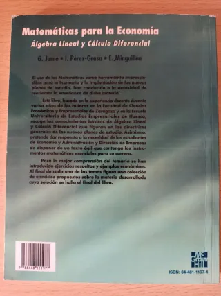 Matematicas para la economia