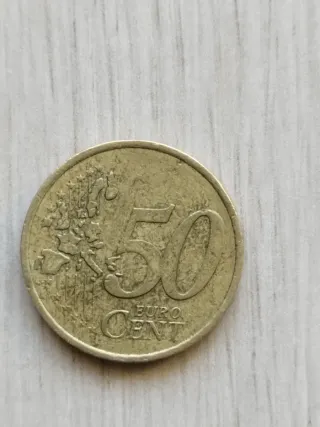 Moneda 50 céntimos RF 2001