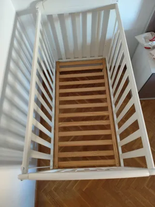 Cuna Micuna bebé regulable en altura