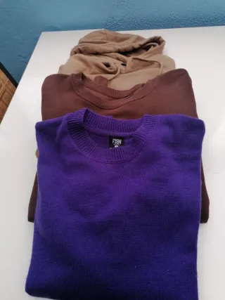 Lote 3 Sudaderas y Jerséis Bershka