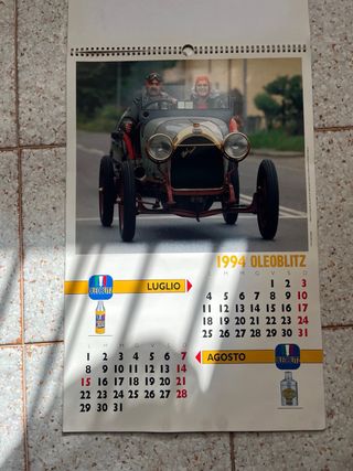 Calendario Oleoblitz 1994 - Auto d'epoca