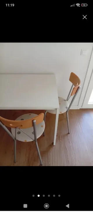 Juego de 2 sillas de cocina