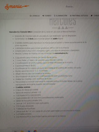 Controlador DJ Hercules MK4