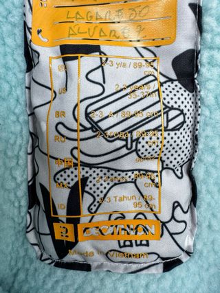 Traje de esquí infantil 2-3 años