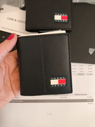 Portafoglio uomo Tommy Jeans blu