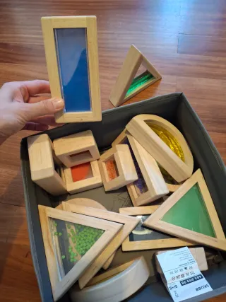 Bloques sensoriales de madera