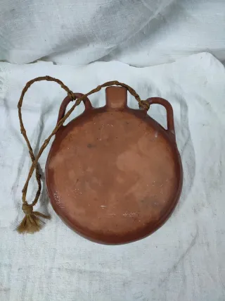Botija Cantimplora Cerámica Antigua