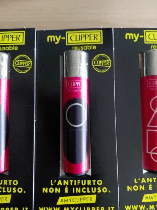 Set 4 Accendini Clipper Tema Squid Game