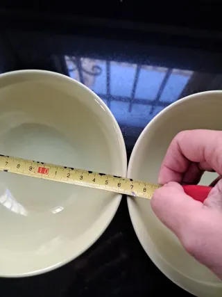 2 cuencos de cerámica