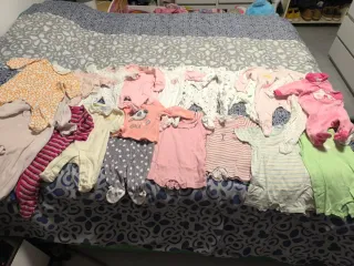 Lote Ropa Bebé Niña 0-9 Meses