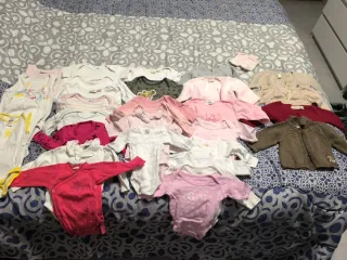 Lote Ropa Bebé Niña 0-9 Meses