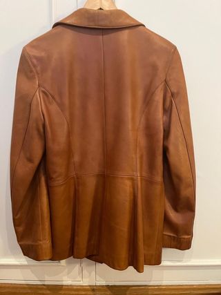 Americana Piel Mujer Jose Roca Camel