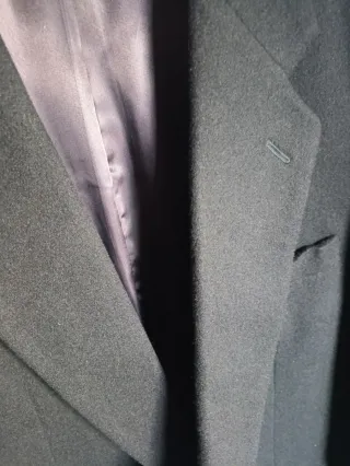 Chaqueta blazer lana negra