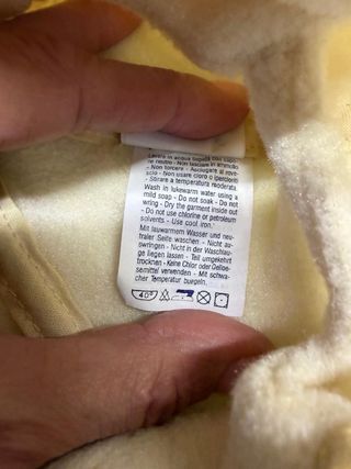 Berretto Ellesse pile vintage beige