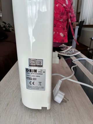 Calentador/Radiador Eléctrico Blanco