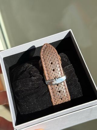 Orologio Stroili Acciaio Blu Pelle Marrone